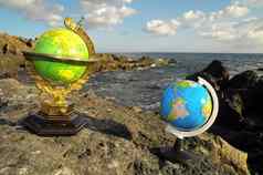 古董地球仪地球地球