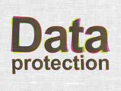 安全概念数据保护织物纹理背景
