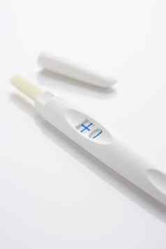怀孕测试显示积极的