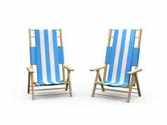 海滩椅子夫妻