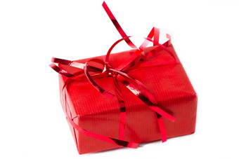 礼物红色的盒子
