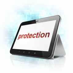 保护概念保护平板电脑电脑