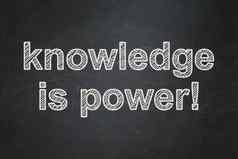教育概念知识力量!黑板背景