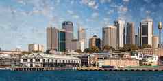 摩天大楼悉尼港口港口杰克逊自然港口