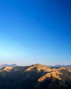 金山蓝色的天空