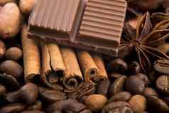 巧克力咖啡豆子香料可可