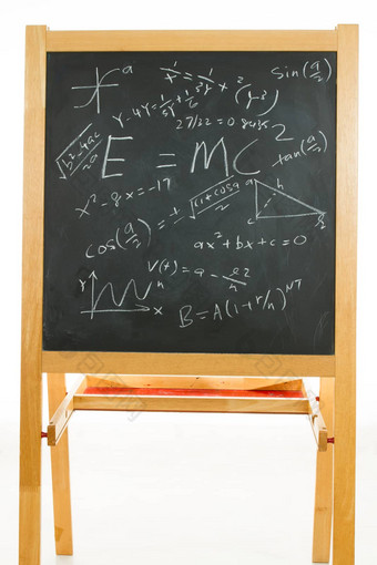 黑板上数学公式