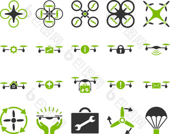 空气无人机四轴飞行器工具图标图片