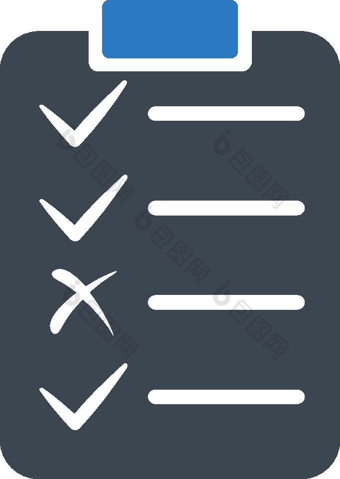 任务列表图标集png下载-包图网