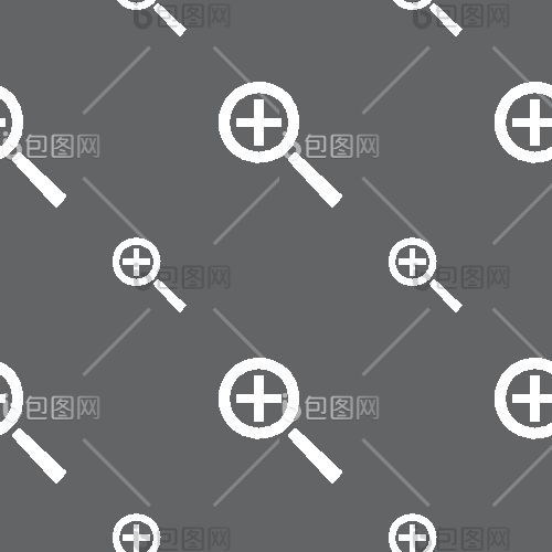 放大镜玻璃变焦工具图标标志无缝的模式png下载-包图网