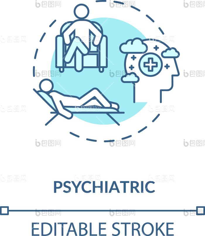 精神病学图标png下载-包图网
