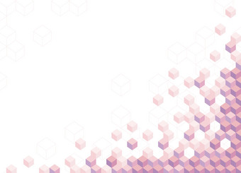 信息技术网络横幅模板科技未来主义的背景摘要现代科学纹理蜂蜜梳子六角多维数据集向量插图信息技术紫色的粉红色的细胞图片