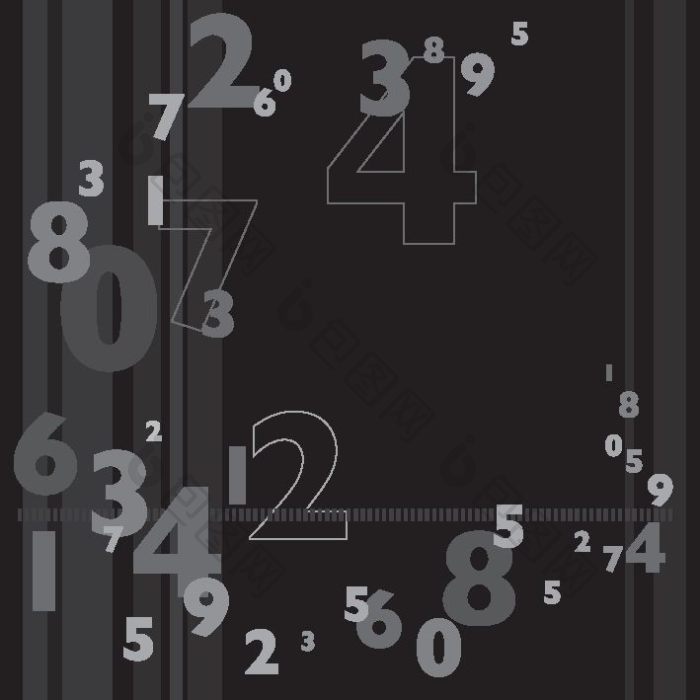 随机数字png下载-包图网