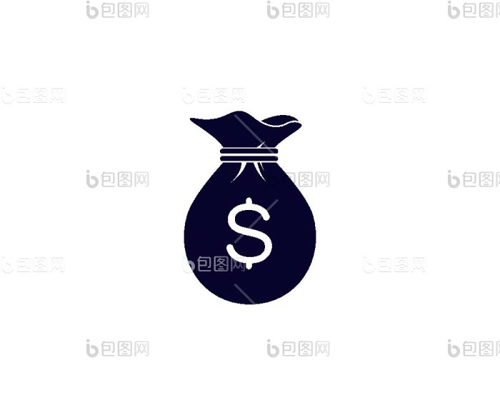 钱袋图标插图孤立的标志象征钱袋向量标志png下载-包图网