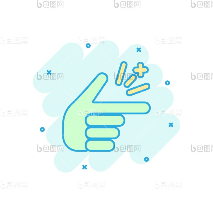手指提前图标手指表达式向量插png下载-包图网
