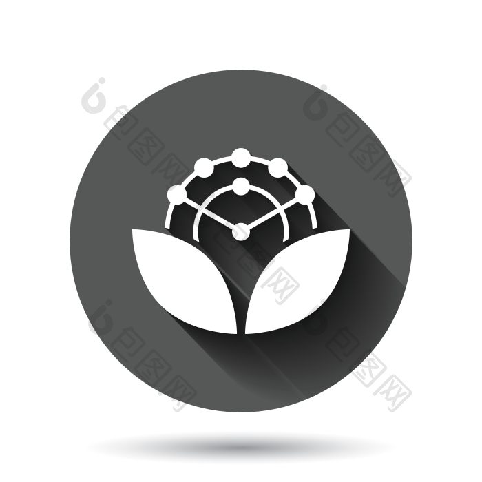 抗氧化剂图标平分子向量插图的轮背png下载-包图网