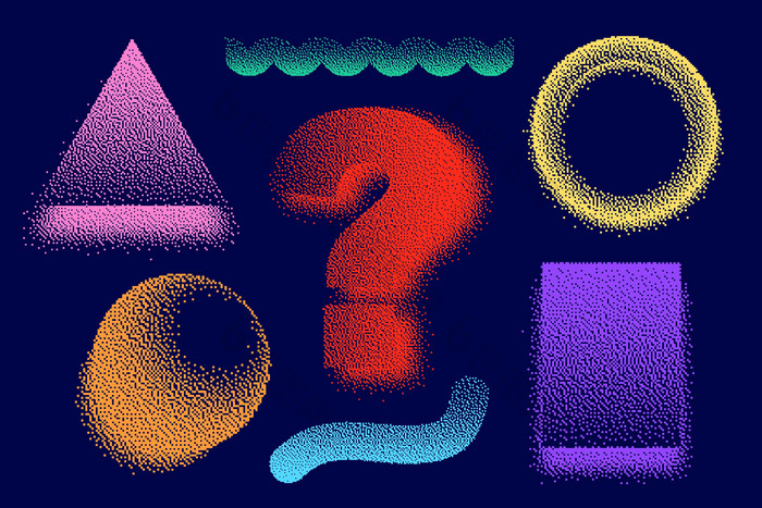 集合位图形状png下载包图网