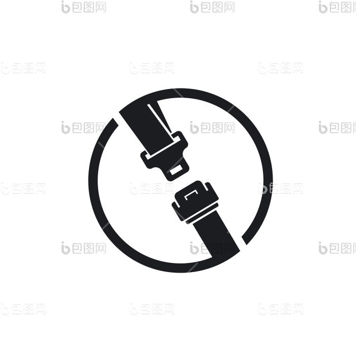 车安全带图标向量模板png下载-包图网