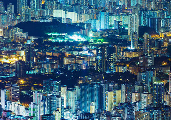 城市城市在香港香港晚上