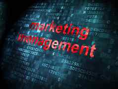 市场营销概念市场营销管理数字背景