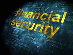 安全概念金融安全数字背景