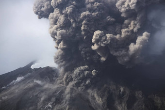 云火山灰sakurajima鹿儿岛日本