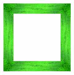 绿色框架