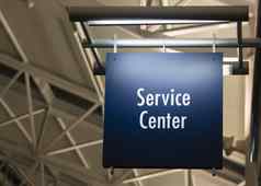 客户服务中心标志标记公共建筑体系结构