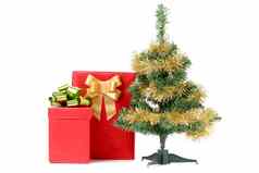 圣诞节树礼物盒子