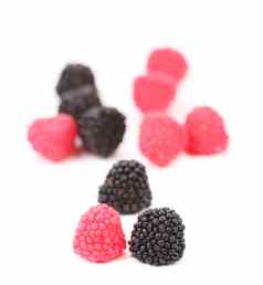 果冻水果黑莓