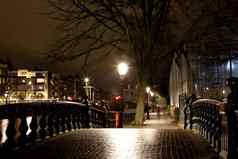 阿姆斯特丹荷兰桥灯年度阿姆斯特丹光节日12月阿姆斯特丹光节日冬天光节日