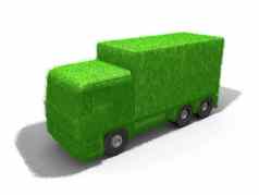 绿色卡车