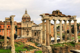 毁了建筑古老的罗马