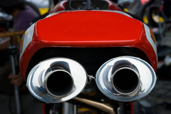 排气管道<strong>赛车摩托车</strong>