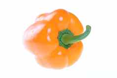 蔬菜保加利亚胡椒橙色