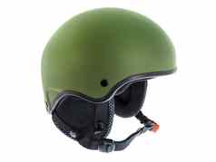绿色滑雪头盔