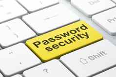 安全概念密码安全电脑键盘背景
