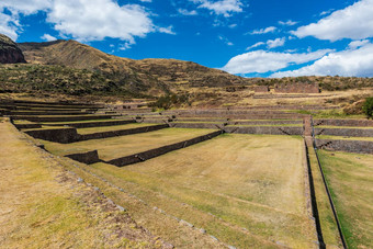 tipon废墟秘鲁安第斯山脉库斯科秘鲁
