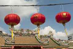中国人纸灯笼中国人一年yaowaraj中国小镇