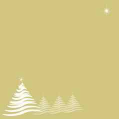 圣诞节树明星黄金