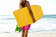 女bodyboarder