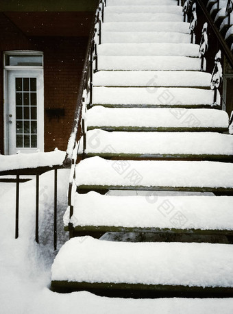 楼梯暴风雪