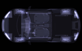 概念车x射线渲染