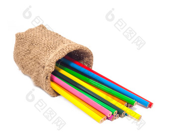 色彩斑斓的铅笔袋