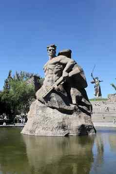 纪念碑英雄战斗斯大林格勒