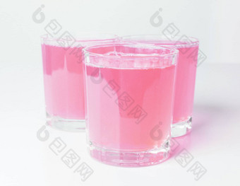 粉红色的葡萄柚汁