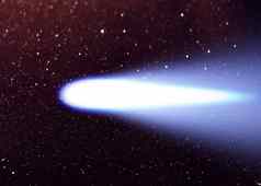 彗星中风bopp晚上天空