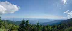 视图clingman的圆顶伟大的烟雾缭绕的山国家