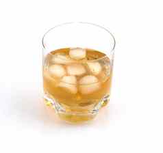 威士忌玻璃冰