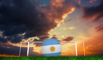 复合图像<strong>足球阿根廷</strong>颜色
